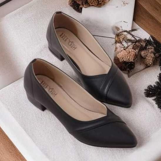 Znaire  Pantofel Wanita Sepatu Heels Wanita Hak 3 cm