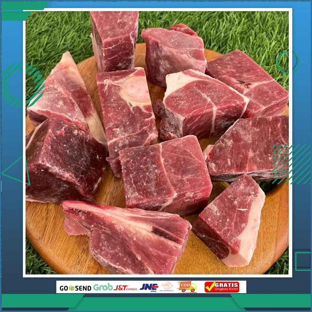 Daging Kambing Import / Daging Paha Kambing Bertulang @1Kg Gosend