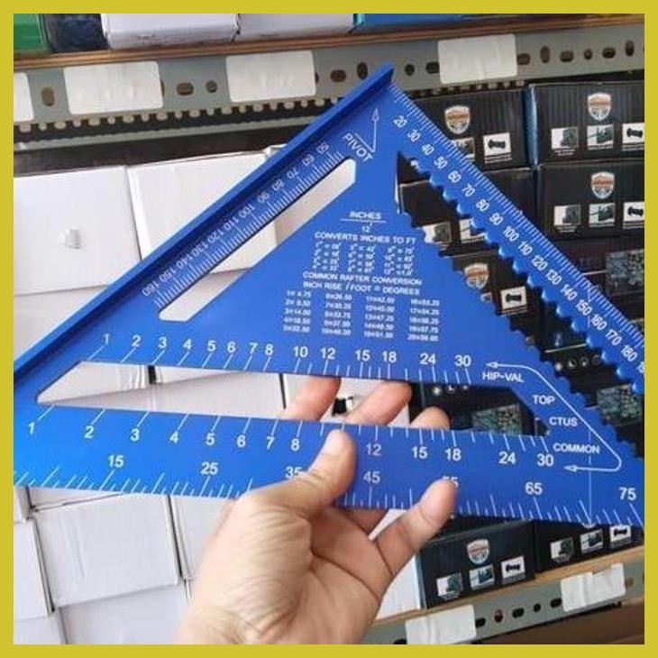 COD SPEED SQUARE PREMIUM RAFTER SQUARE 12 INCH SPEED SQUARE 12" CUTTING LASER CNC GOOD QUALITY