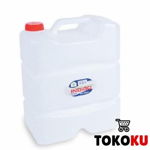 JERIGEN 15 LITER GREEN LEAF/KOMPAN PLASTIK 15 LITER INDIGO GREEN LEAF