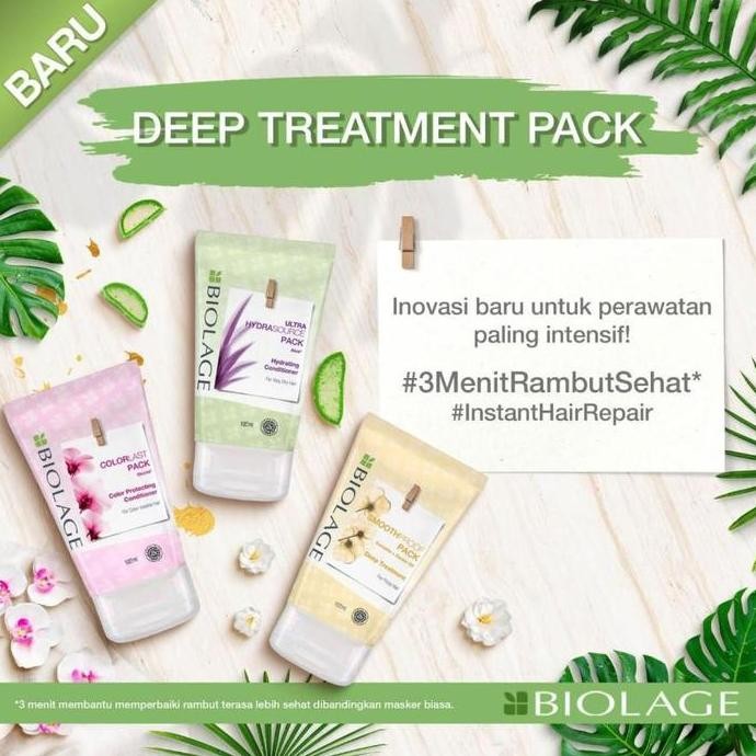 MATRIX Biolage Deep Treatment Pack Colorlast Hydrasource smoothproof