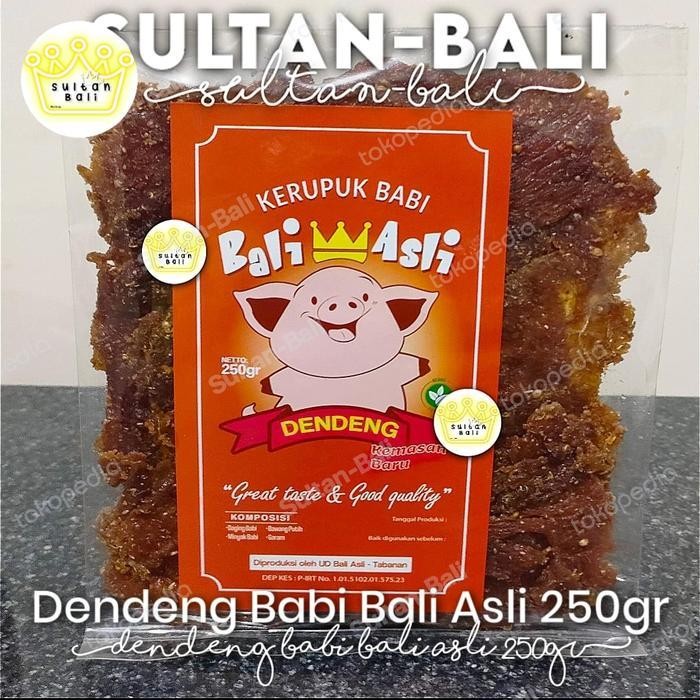 Dendeng Babi Bali Asli 250gr