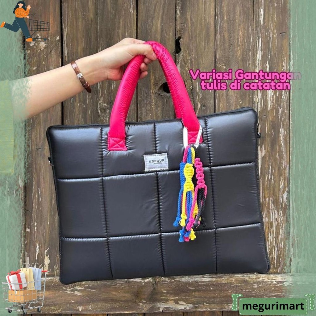 TAS LAPTOP | Tas Laptop Premium Puffer Terbaru 16 inch Tas Laptop Sleeve Handle Puffy Tas Parasut Cu