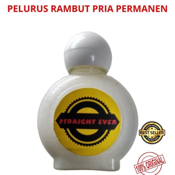 STRAIGHT EVER PELURUS RAMBUT PRIA / OBAT PELURUS RAMBUT TANPA CATOK