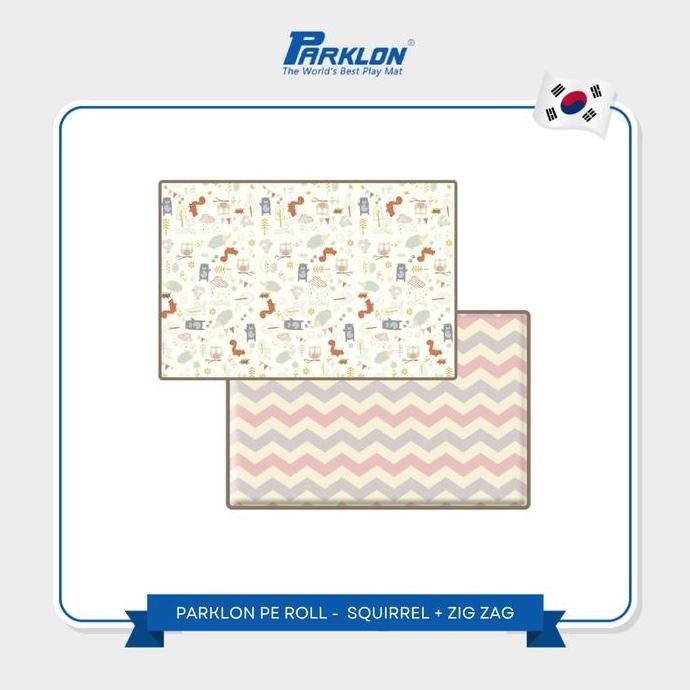 Parklon Pe Roll Squirrel Zigzag Playmat