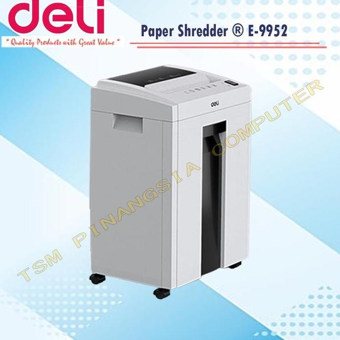 Deli E9952 / E 9952 Paper Shredder - Mesin Penghancur Kertas