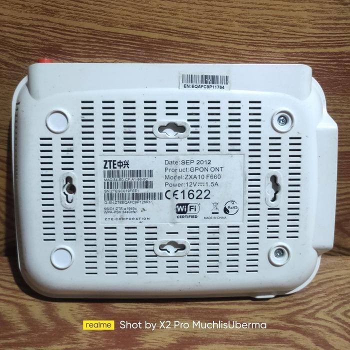 Router Zte Gpon Ont Zxa10 F660 Wireless Modem Access Point Rt Rw Net Limited