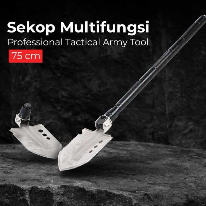 Sekop Lipat Portable Multifungsi Professional Tactical Army Tool