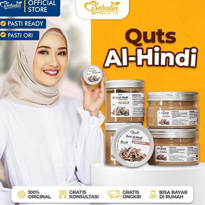 BEST SELLER QUTS AL HINDI QITS QISTHUL QUDS KUTS QUST HINDI KAYU INDIA KAPSUL SERBUK ORIGINAL 100% 