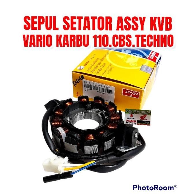 Promo Aspira Spul KVB Honda vario karbu vario cbs bario techno vario 110 SPUL SETATOR ASSY HONDA VAR