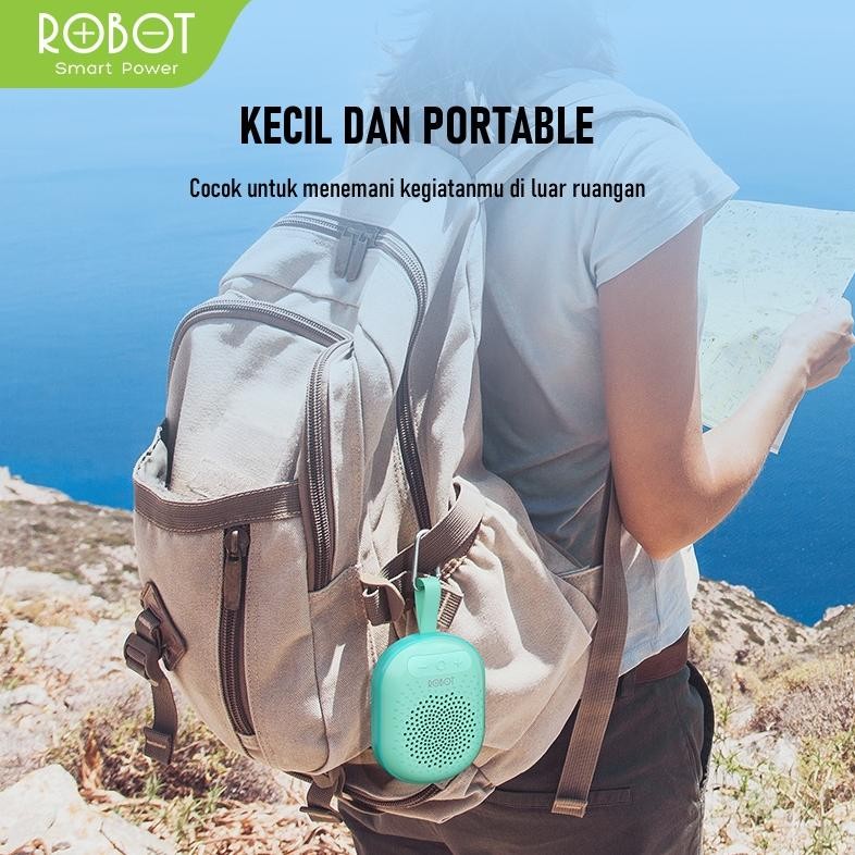 Flash Sale SPEAKER SALON TWS BLUETOOTH 5.1 ROBOT RB20 Mini Portable With RGB Light GARANSI RESMI ,.