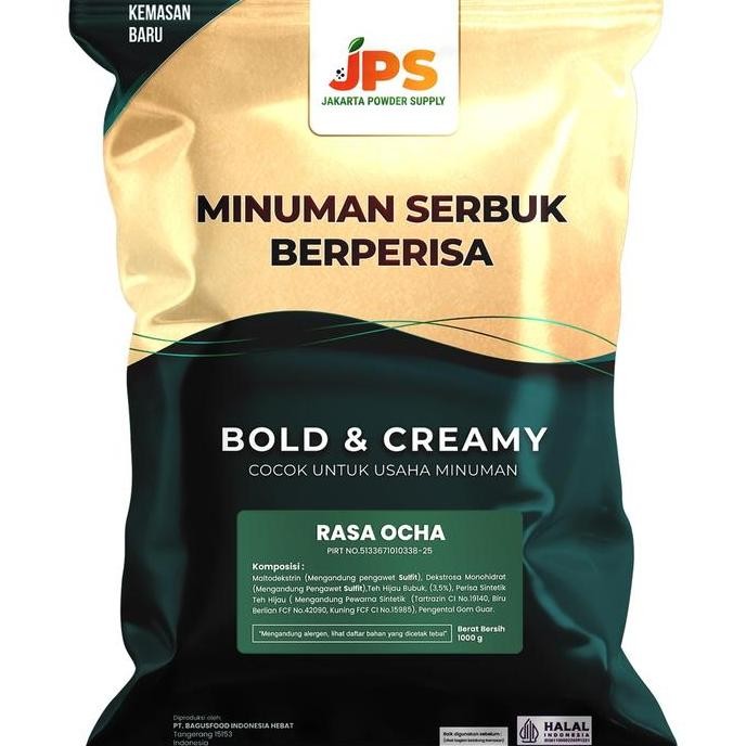 BEST SELLER JPS OCHA PLAIN (BUBUK MINUMAN DAN MAKANAN) 