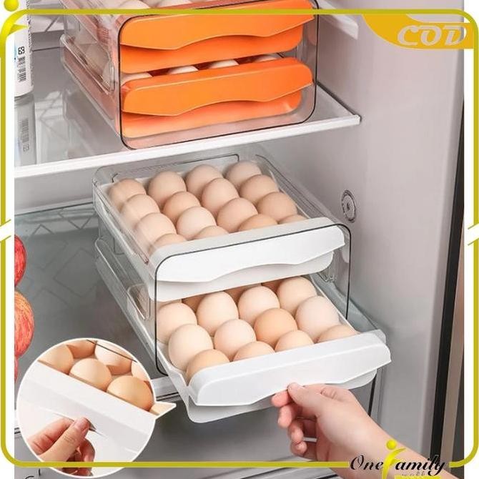 Tempat Telur 2 Susun Premium Rak Telur 2 Susun LAT