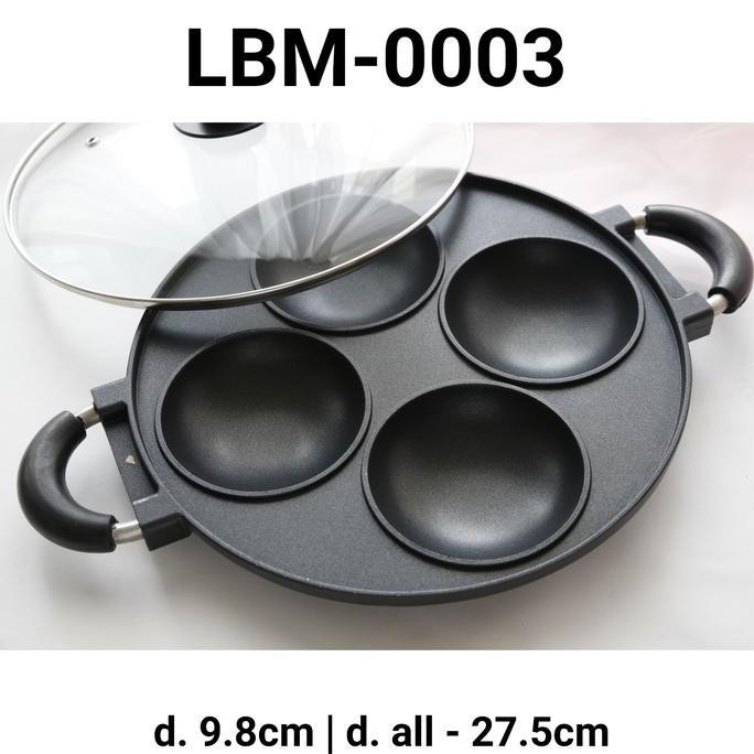 LBM-0003 Cetakan loyang happy call wajan teflon kue serabi martabak IRF