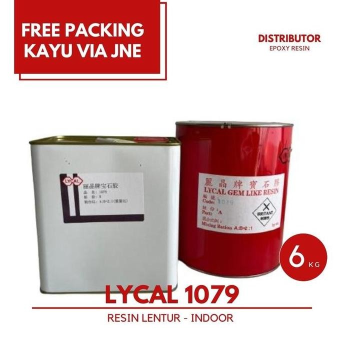 Promo Resin bening Lycal (Lentur) dgn Katalis - Lycal 1079 - 6 kg COD