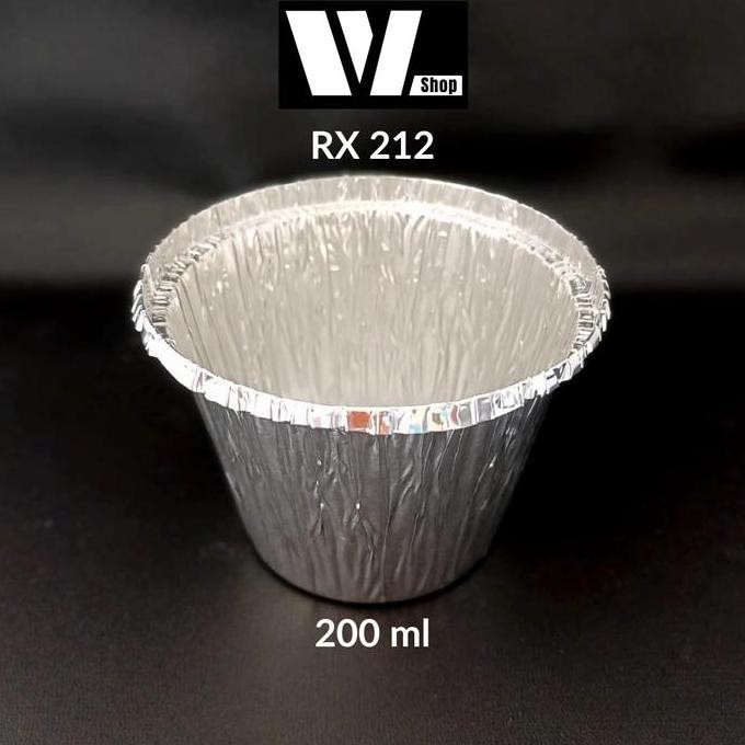 [100pcs] Bestfresh RX-212 Aluminium Tray Cup 200ml / RX212 Alumunium Foil / Alu Tray Zuppa Soup Zupa