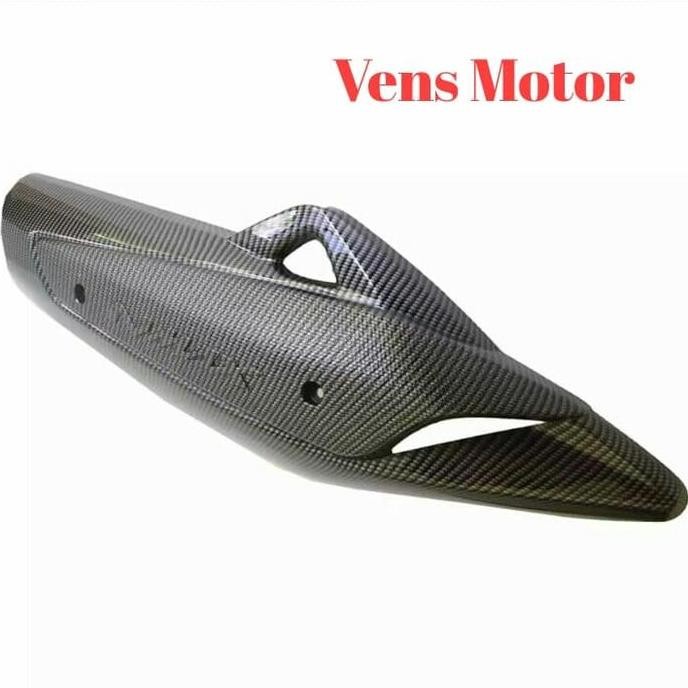 Cover Knalpot Carbon Yamaha Nmax Old Nemo/Cover Pelindung Knalpot Nmax Old Carbon Nemo