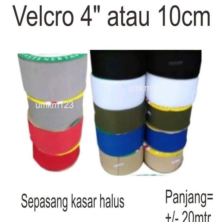 Promo Perekat Velcro Magic Tape  Perekat Set (Sepasang Kasar  Halus) Perekat Velcro Magic Tape Perek