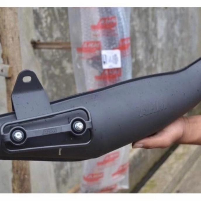 Knalpot Satria 2Tak Hiu/Lumba Perut Hitam Tameng Ahm Original Made In Malaysia