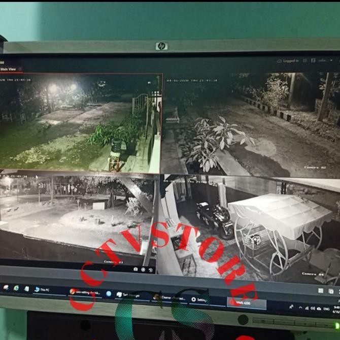 Paket Cctv 4 Kamera Hikvision 720P Paket Cctv Hikvision 1.3Mp