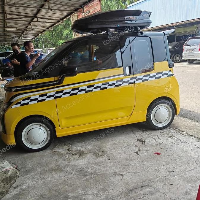 Paket Roof Box + Cross Bar Wuling Air Ev Otorack Otoproject