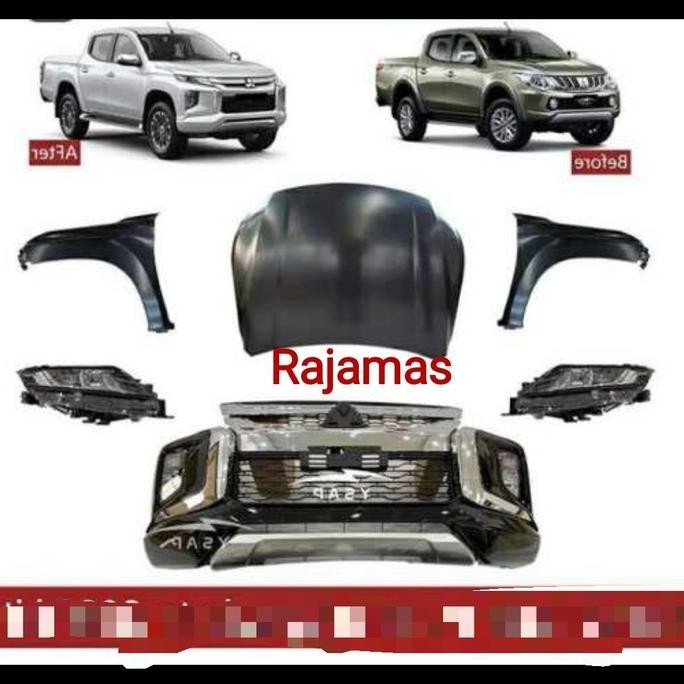 Bodykit Mitsubishi Triton 2015 menjadi new Triton 2020