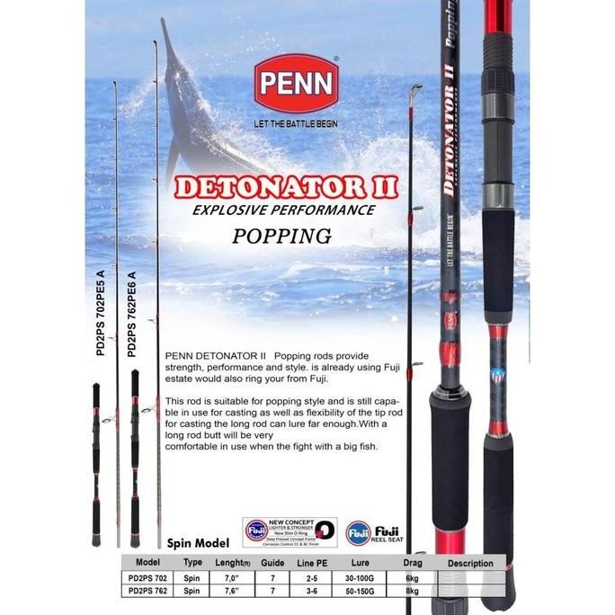JORAN PENN DETONATOR II Joran Spinning Popping - PD2PS 702 - 762
