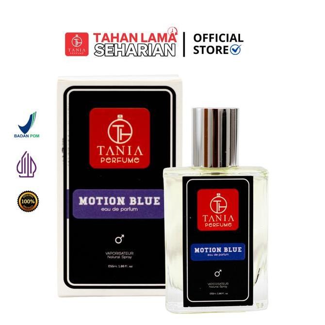 Tania Perfume - Motion Blue - Extrait de Perfume Mengandung 50% Perfume Oil dan Sudah BPOM - Parfum 