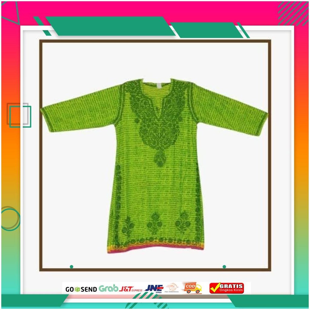 Baju Tunik India Handmade Ori ( Atasan Wanita / Muslim / Blouse / Blus Sameday