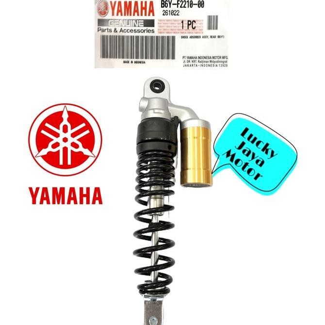 Shockbreaker belakang Nmax New Connected 2020 Pnp Aerox 155 34Cm Stel B6Y-F2210-00 ORIGINAL Motorcyc