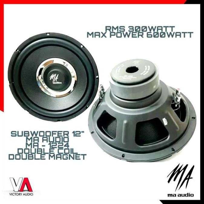 Subwoofer Pasif Audio Mobil Ma Audio Ma-1224 12 Inch Double Voice Coil