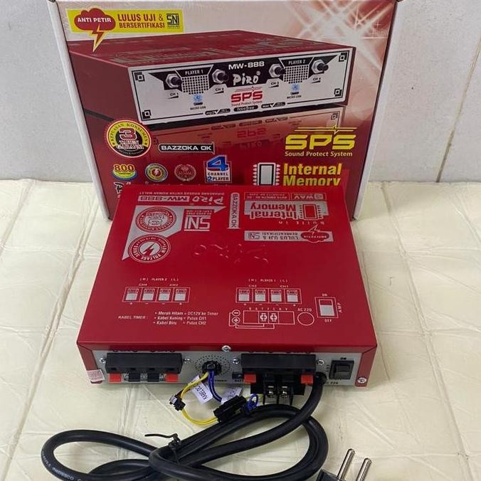 Piro Mw888 Ampli Walet Piro Mw-888 Sudah Ada 2 Suara Original