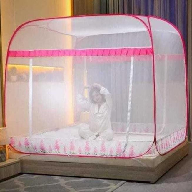 kelambu tebal klambu tempat tidur kelambu kotak ukuran jumbo