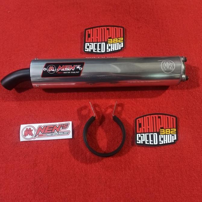 Silencer Knalpot 2Tak 2 Tak 2T NENS NEN'S Original 30cm Aluminium Motorcycle Original
