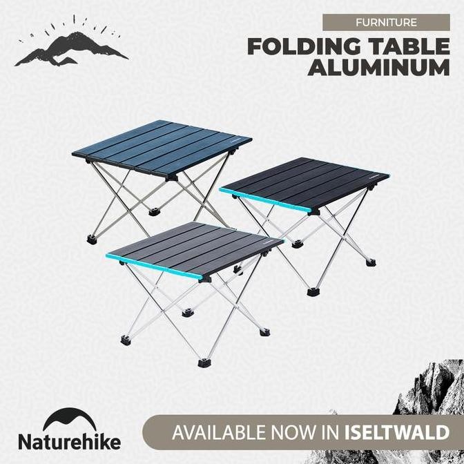 Meja Lipat Aluminium Large Naturehike FT08 NH19Z008-Z