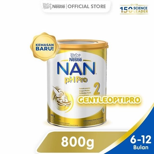 Nestle Nan Ph Pro 2 Gentileoptipro Susu Formula 6-12 Bulan 800G Dengan Protein Whey Terhidrolisis Pa