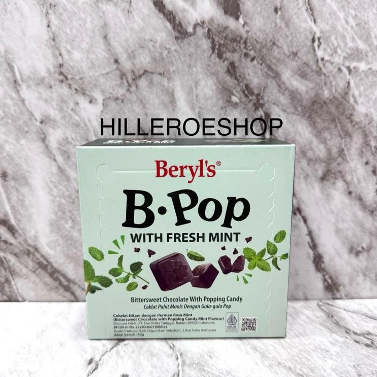 Coklat Beryls Bpop Fresh 50Gram Cokelat Malaysia Chocolate Beryls Bittersweet Popping Candy