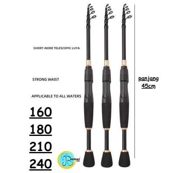 Telescopic Fishing Rod Ultralight Spinning/Casting Fishing Rod Carbon Fiber Fishing Tackle