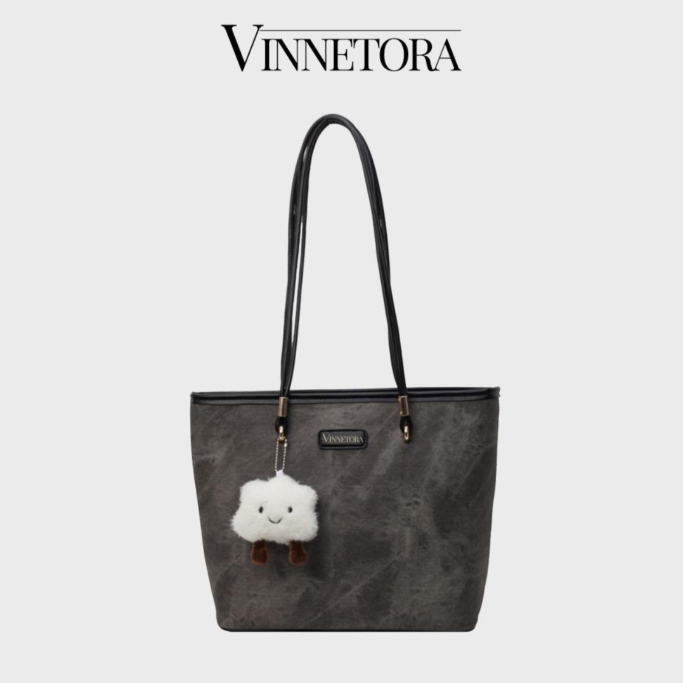 Vinnetora Totebag Wanita Tas Totebag Tas Kuliah Tas Kerja Tas Kapasitas Besar Muat Laptop 1