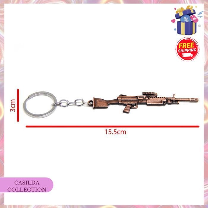 GANTUNGAN KUNCI PUBG INSPIRED KEYCHAIN PISTOL AWM TEMBAK GUN 1071 PRODUK TERBAIK