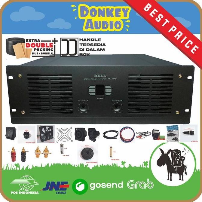 Box Power Amplifier Bell M909