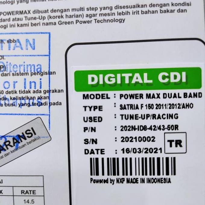 Cdi Brt Dualband Satria Fu 2011/2012 Barong