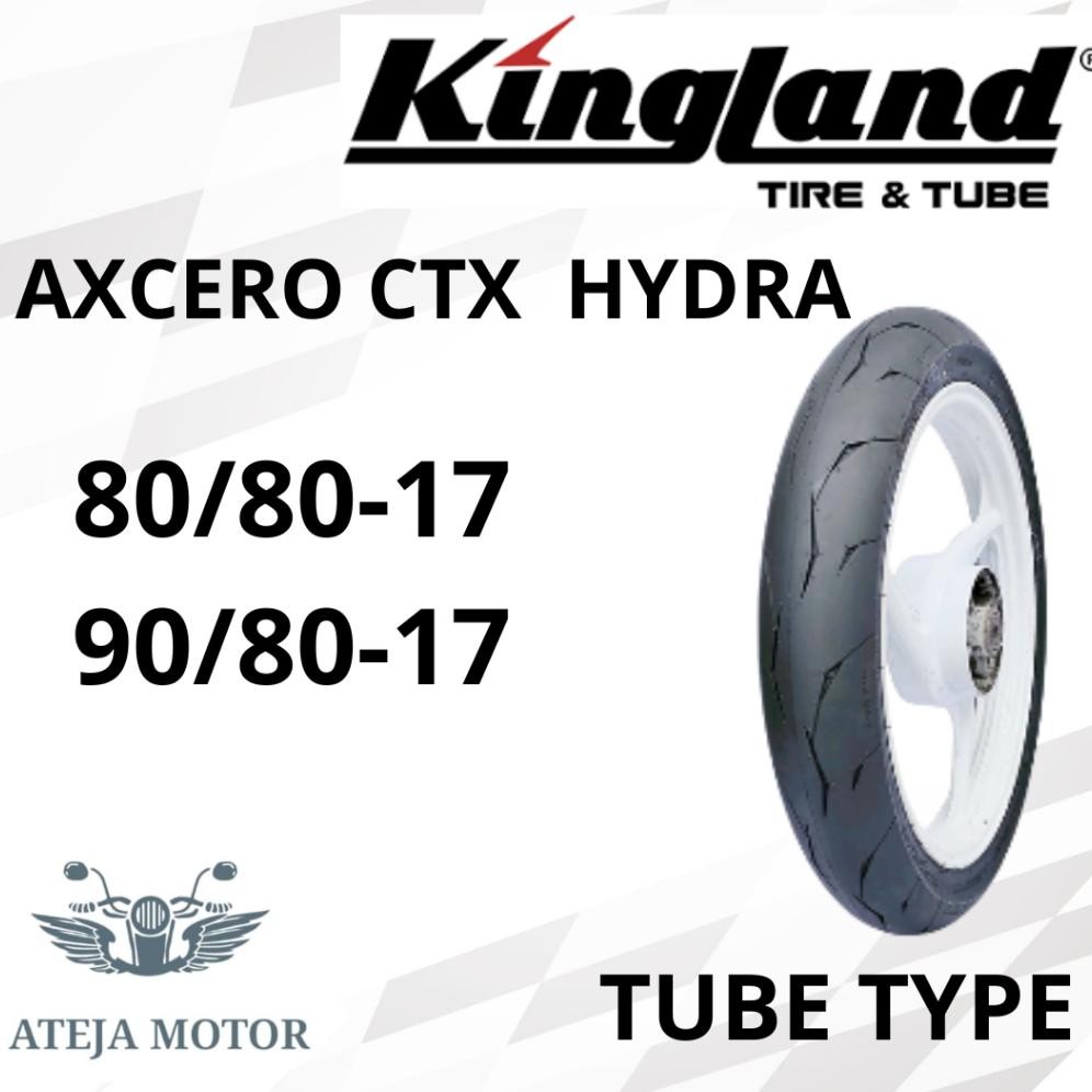 Ban Motor Ring 17 KINGLAND CTX HYDRA 80/80-17 90/80-17 Tubetype (pakai ban dalam) Ban Motor Soft Com