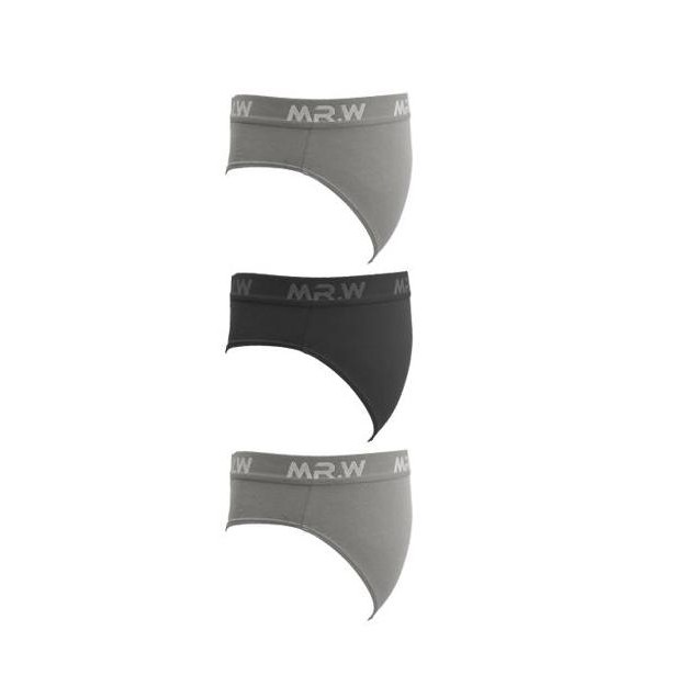 Promo Mr.W WMP 70011B Briefs Pack - 3 Pcs (Celana Dalam Pria) COD