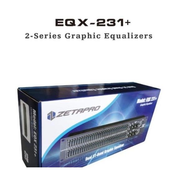 Equalizer Zetapro Eqx231+ / Eqx 231 + Subwoofer Dan Limiter