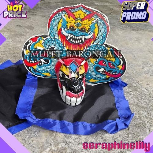 Barongan Spons Anak Monster Ukuran Tanggung Free Kemul Pendek BR -17
