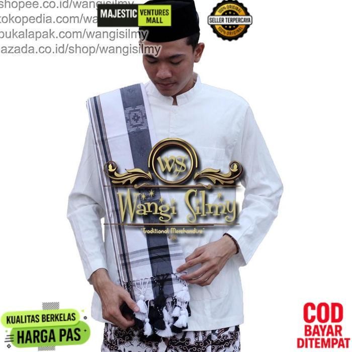 Diskon Sorban Wadimor Jaguar Kualitas Bagus, Sorban Wadimor Black White, Sorban Haji, Sorban Premium