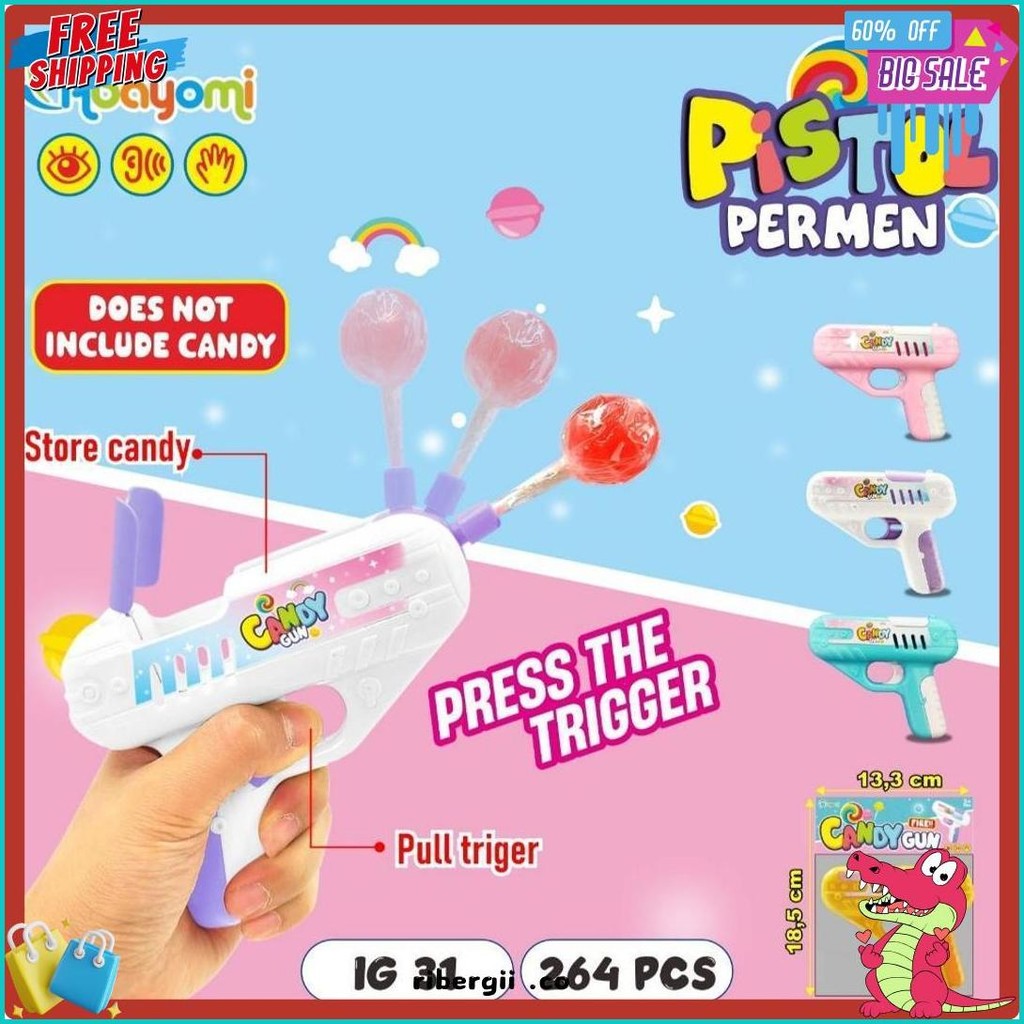 Lagi Diskon Nih Mainan Anak Mainan Permen Ig 31 / Mainan Pistol Permen / Mainan Anak Anak