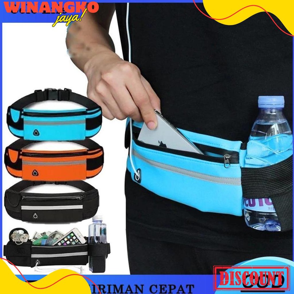 Cusss Serbu Tas Pinggang Olahraga Lari / Running Belt/Tas Pinggang Hp Olahraga Lari Jogging Sepeda