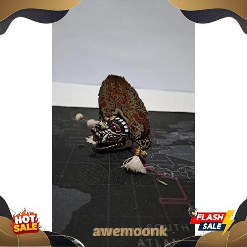 Barongan Devil Putih Telon Gantungan Kunci Unik Sungut BR -37